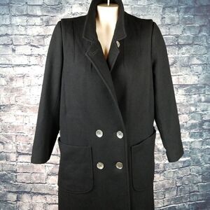 Raywood & Stein Black Trenchcoat Size 6